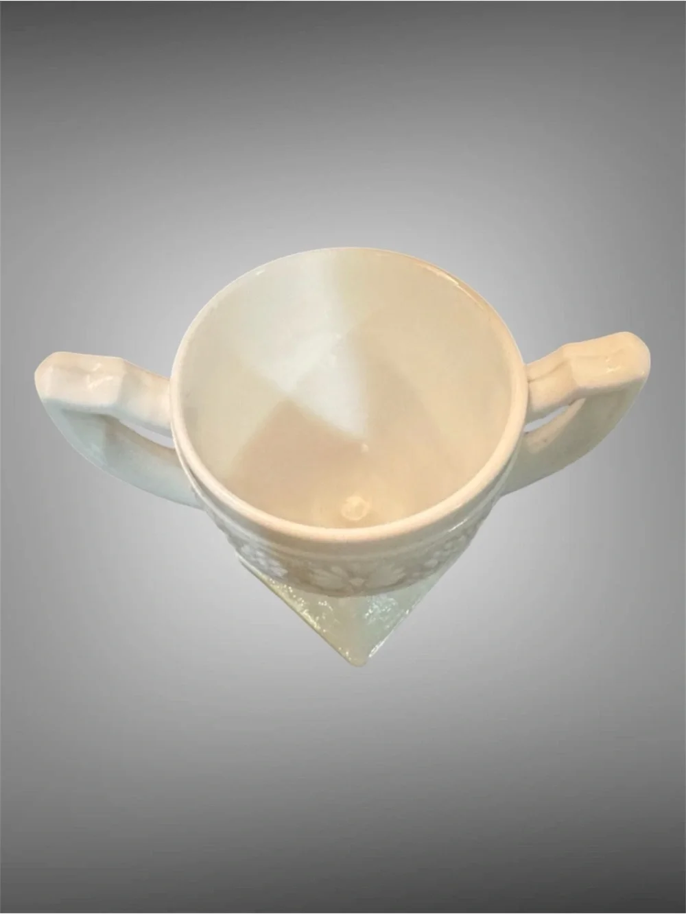 VINTAGE INDIANA GLASS WHITE MILK GLASS SUGAR BOWL